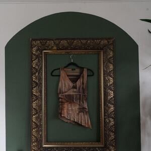 Vanity 90s asymetrical top xs